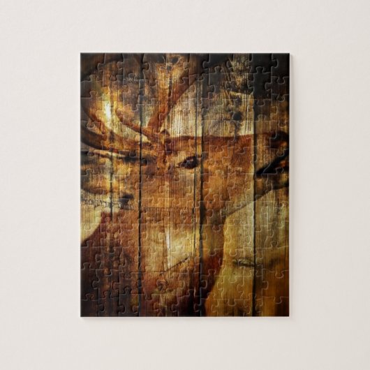 Houtbreiherten voor buitenshuis legpuzzel (Verticaal)