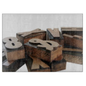 Houtbrieven Snijplank (Voorkant)