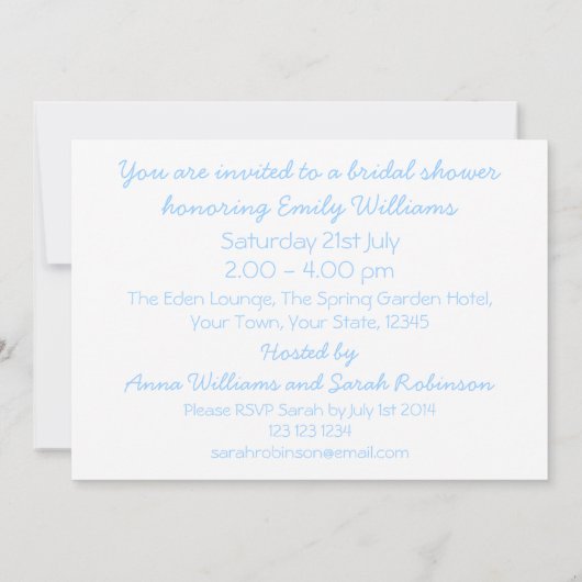 Houtbruin vrijgezellenfeest horizontaal wit kaart (Achterkant)