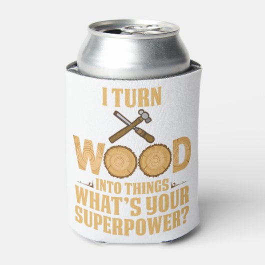 houtcarpenter joiner carpenter gift blikjeskoeler (Blikje Voorkant)