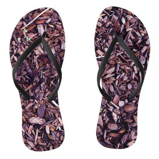 Houtchips Teenslippers (Voetbed)