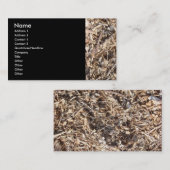 Houtchips Visitekaartje (Voorkant / Achterkant)