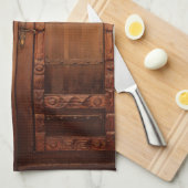 Houtdeuren Theedoek (Quarter Fold)