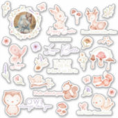 Houtdier Baby Vinyl Stickers (Voorkant)