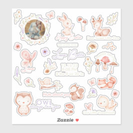 Houtdier Baby Vinyl Stickers