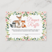 Houtdieren en roze roze roze Kaart (Voorkant)