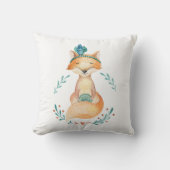 Houtdieren Fox Decorative Pillow Kussen (Voorkant)