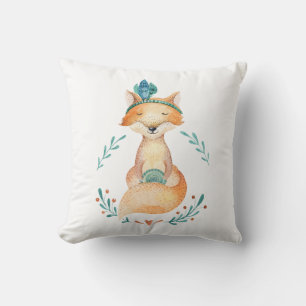 Houtdieren Fox Decorative Pillow Kussen