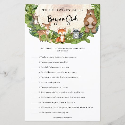 Houtdierentuin, houthakken Raad, jongen- of meisje (Voorkant)