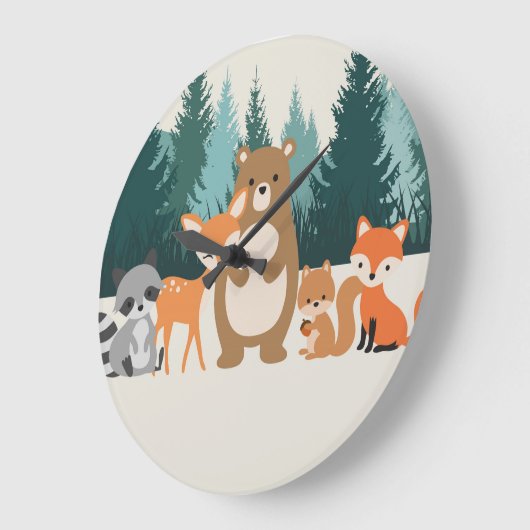 Houtdiermuurklok Grote Klok (Hoek)