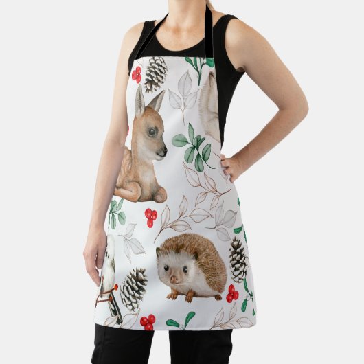 Houtdiersoorten Kerstmis noords Schort (Insitu)