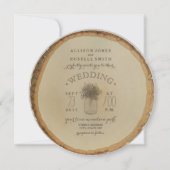 Houtdiskette geïnspireerd op babyweddenschap kaart (Voorkant)