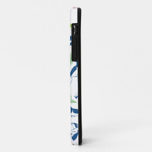 Houtduif Kereru N.Z. vogelpatroon Case-Mate iPhone Case (Achterkant/links)