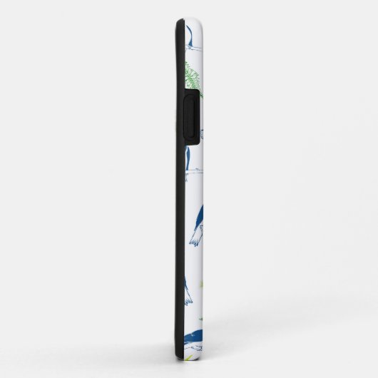 Houtduif Kereru N.Z. vogelpatroon Case-Mate iPhone Case (Achterkant/rechts)