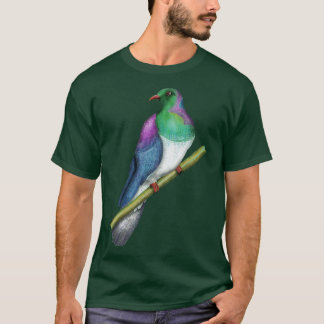 Houtduif Kereru Nieuw-Zeelandse vogel T-shirt