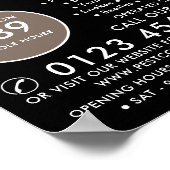 Houtduif, ongediertebestrijding Adverteren Poster (Hoek)