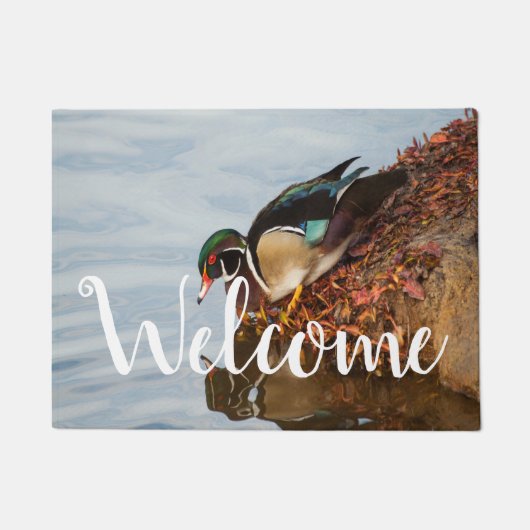 Houteend aan de wal deurmat (Voorkant)