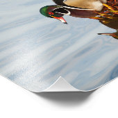 Houteend aan de wal foto afdruk (Hoek)