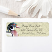 Houteend Adresetiketten Etiket (Insitu)