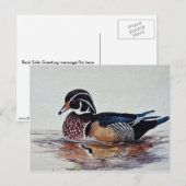 Houteend Briefkaart (Voorkant / Achterkant)