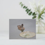 Houteend - Duckling briefkaart (Staand voorkant)