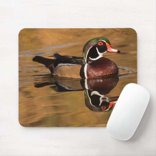 Houteend op het Golden-meer Muismat (Met muis)