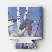 Houteenden die door Berkenboom vliegen Blikjeskoeler (Achterkant)