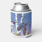 Houteenden die door Berkenboom vliegen Blikjeskoeler (Blikje Achterkant)