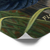 Houteenden op nestkastje schilderen 2 - poster (Hoek)