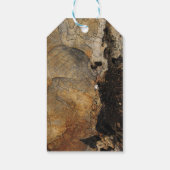 Houten aangepaste cadeautag cadeaulabel (Achterkant)