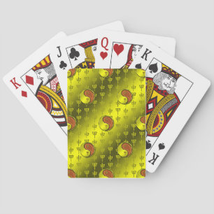 Houten Aap Pokerkaarten