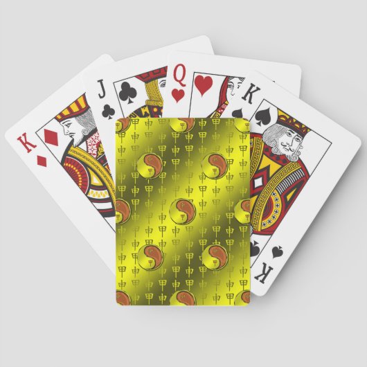 Houten Aap Pokerkaarten (Achterkant)