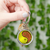 Houten Aap Sleutelhanger (Hand)