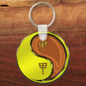 Houten Aap Sleutelhanger (Achterkant)