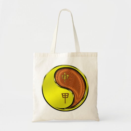 Houten Aap Tote Bag (Voorkant)
