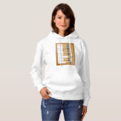  Houten Abacus Classic Tellen Tool Hoodie (Voorkant volledig)