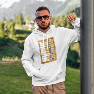 Houten Abacus Classic Tellen Tool Hoodie