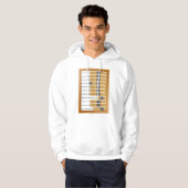 Houten Abacus Classic Tellen Tool Hoodie (Voorkant volledig)