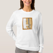  Houten Abacus Classic Tellen Tool T-shirt (Voorkant)
