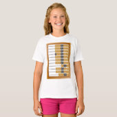  Houten Abacus Classic Tellen Tool T-shirt (Voorkant volledig)