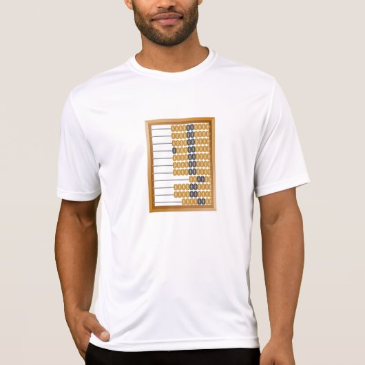  Houten Abacus Classic Tellen Tool T-shirt (Voorkant)