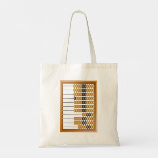  Houten Abacus Classic Tellen Tool Tote Bag (Achterkant)