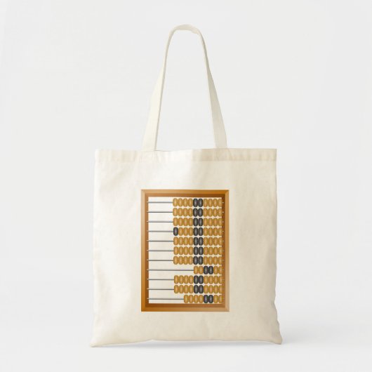  Houten Abacus Classic Tellen Tool Tote Bag (Voorkant)