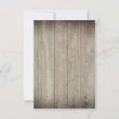 houten achtergrond Bevestiging Kaart (Achterkant)