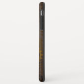 Houten achtergrond met mechanisch zeepaard Case-Mate iPhone case (Achterkant/links)