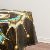 Houten achtergrond met mechanisch zeepaardje tafelkleed (Voorbeeld)