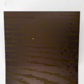 Houten achtergrond met mechanische zeepaard drieluik aankondiging (Binnenzijde eerst)