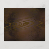 Houten achtergrond met mechanische zeepaard flyer (Achterkant)