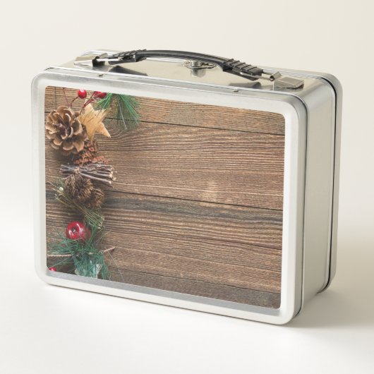 houten achtergrond met pijnbomen (Achterkant)