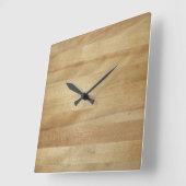 Houten achtergrond, samengevoegd hout, houtstructu vierkante klok (Hoek)